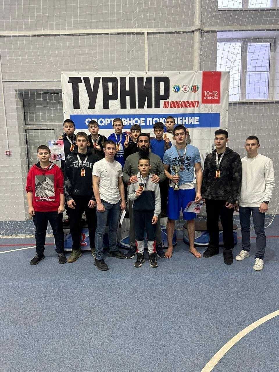 turnir sport pokolenie kickboxing 4 - Наши победы в турнире по кикбоксингу «Спортивное поколение».